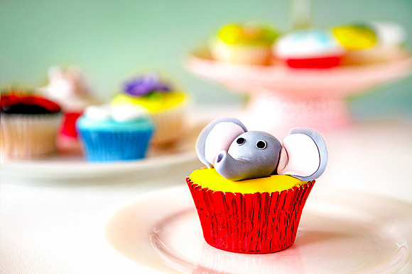 Edible cupcake art created by a culinary school in Australia.